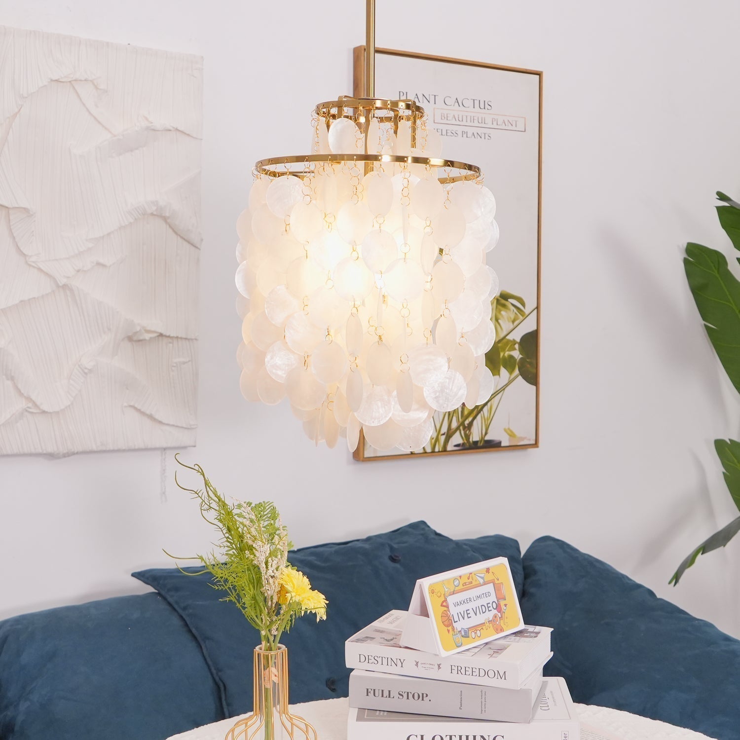 Round Shell Chandelier - Letslighting