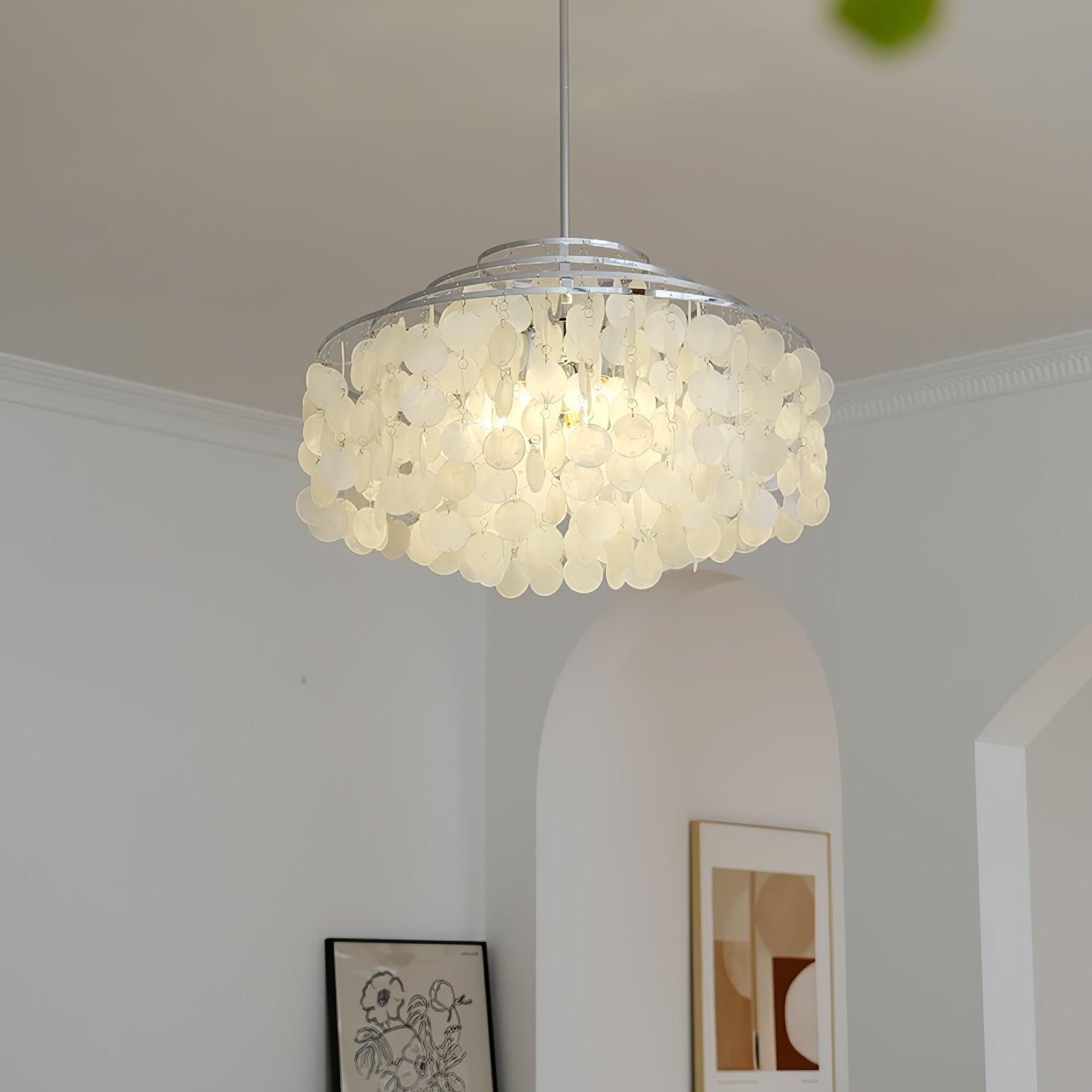 Round Shell Chandelier B - Letslighting