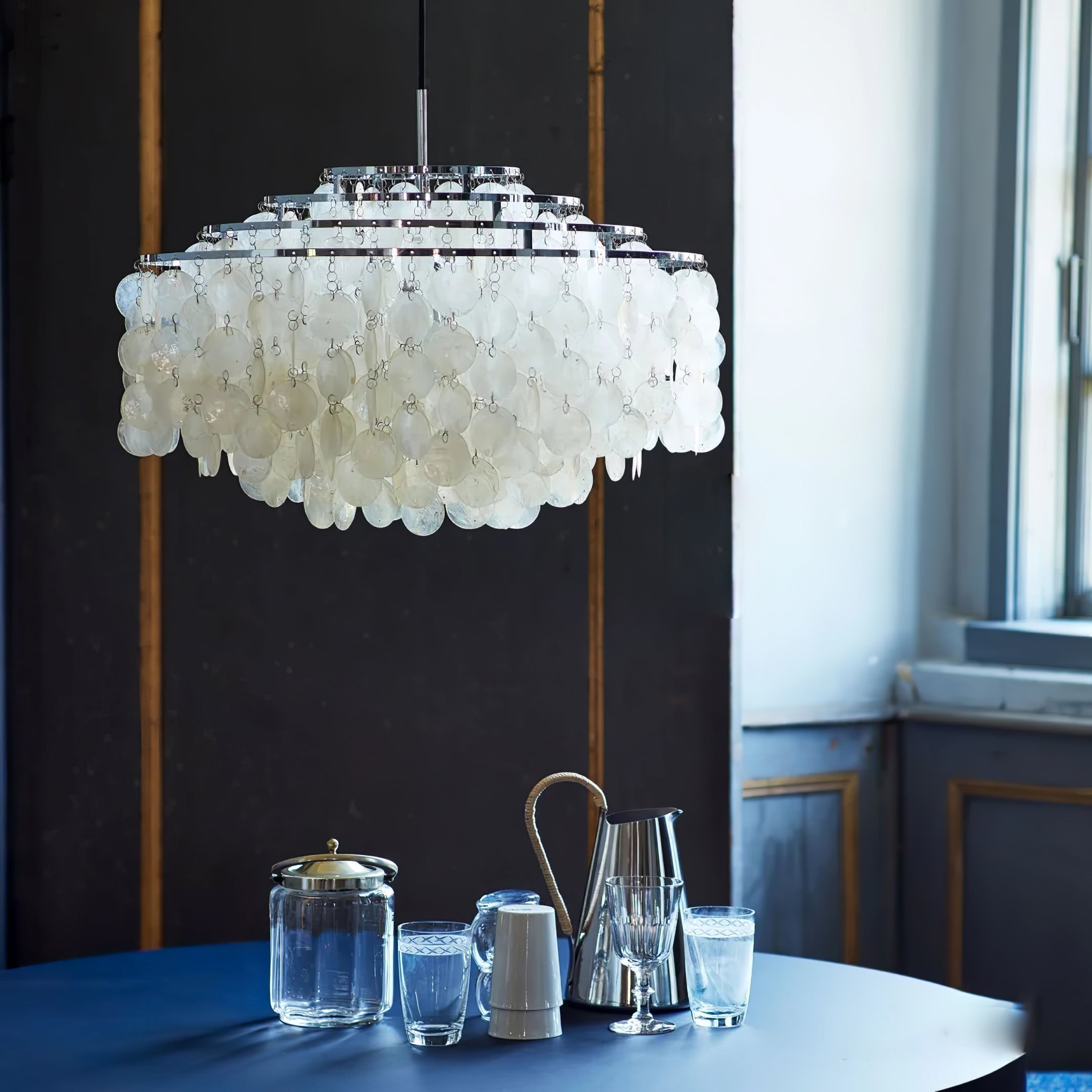 Round Shell Chandelier - Letslighting