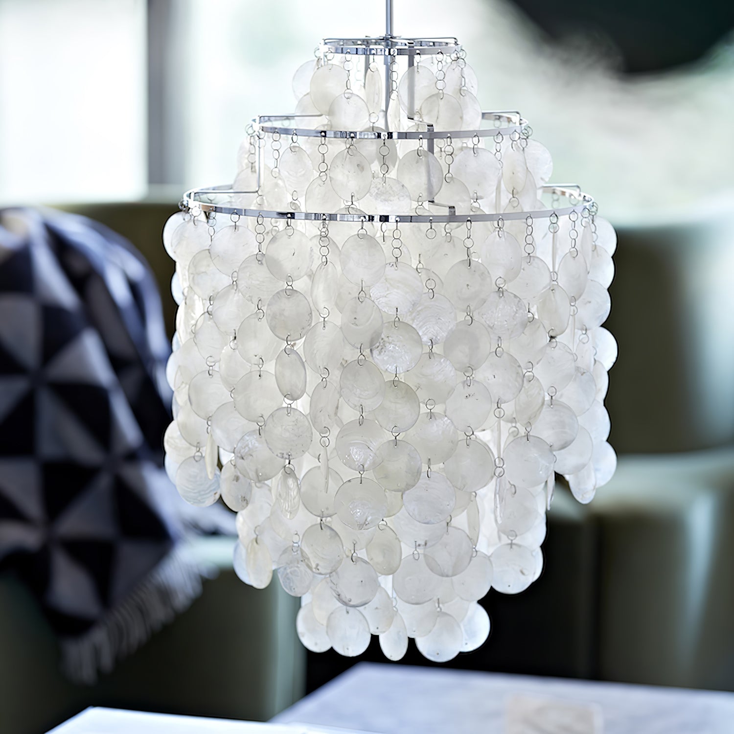 Round Shell Chandelier - Letslighting