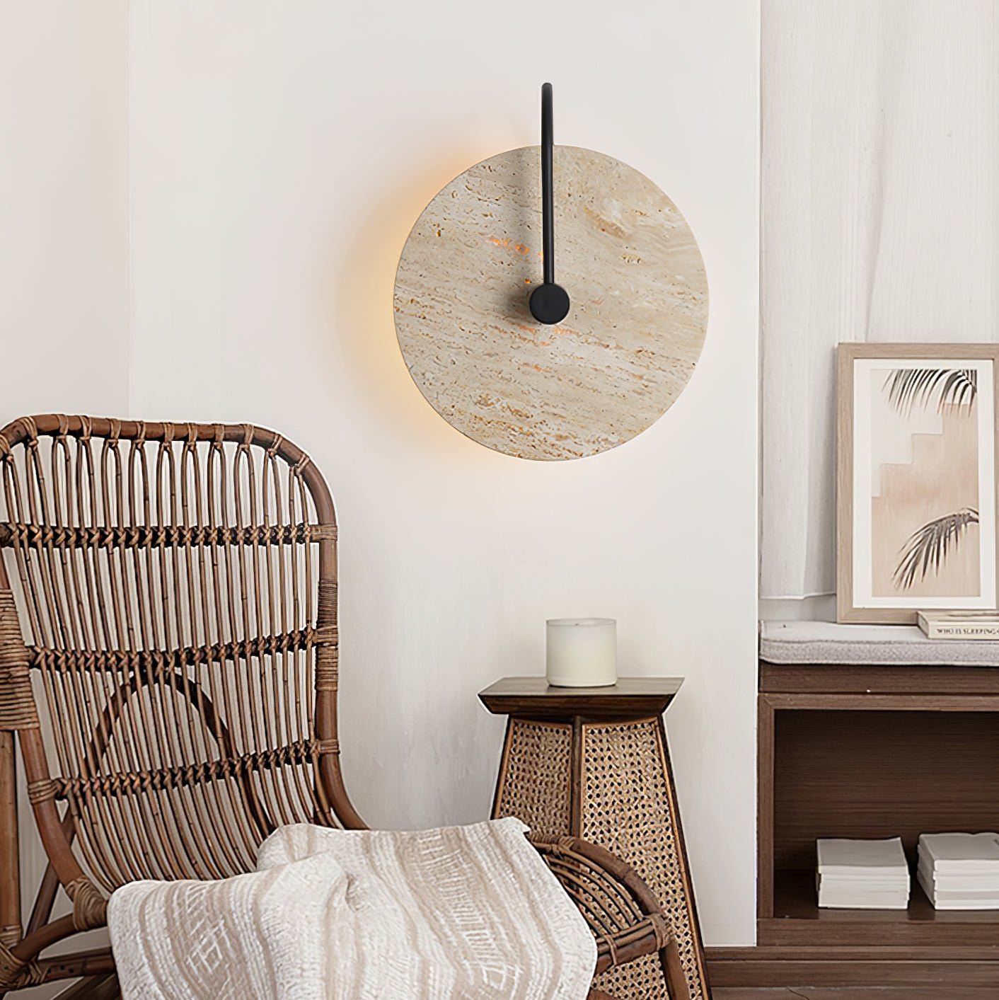Kara Travertine Wall Light - Letslighting