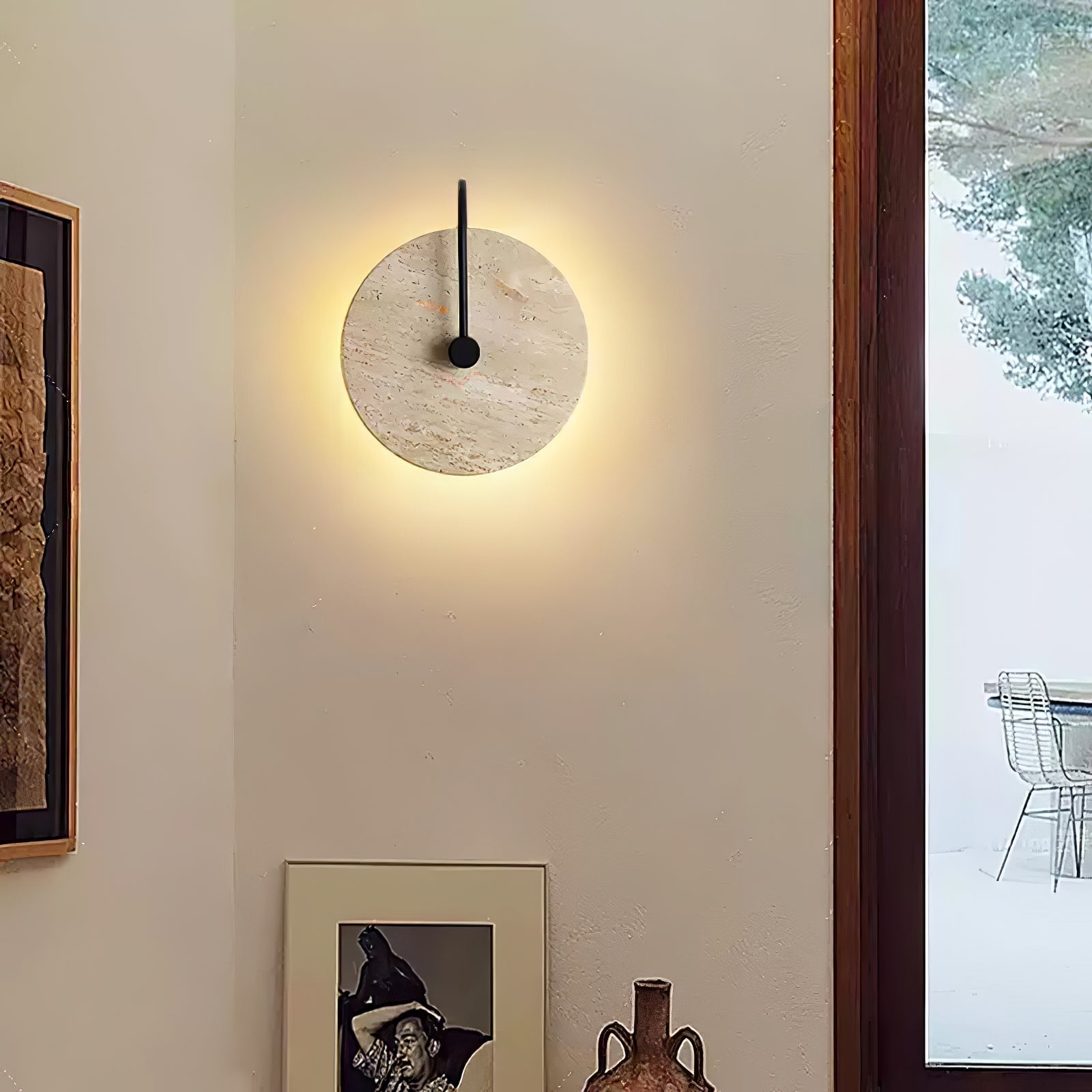 Kara Travertine Wall Light - Letslighting