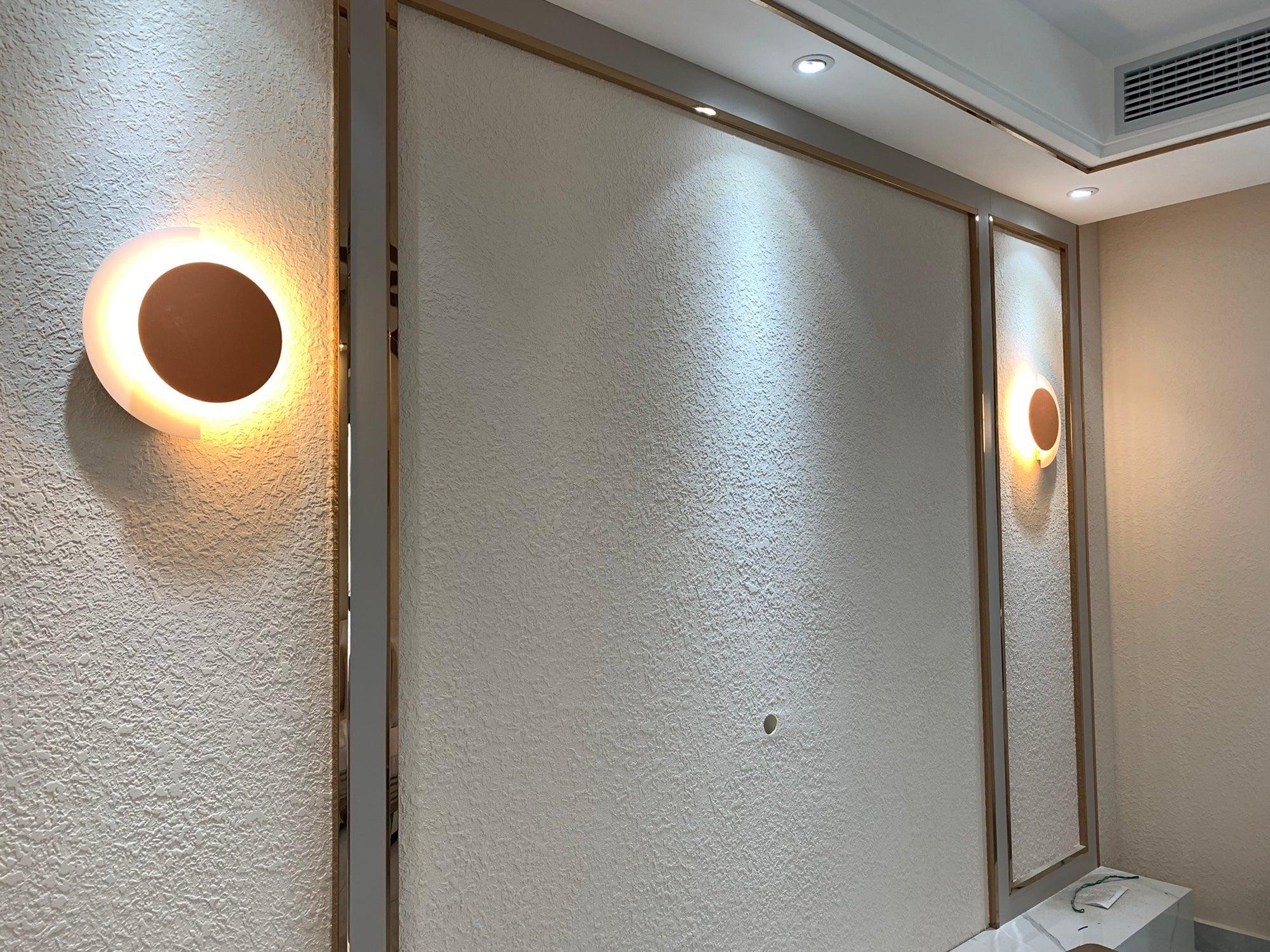 Rounded Abstract Art Sconce - Letslighting