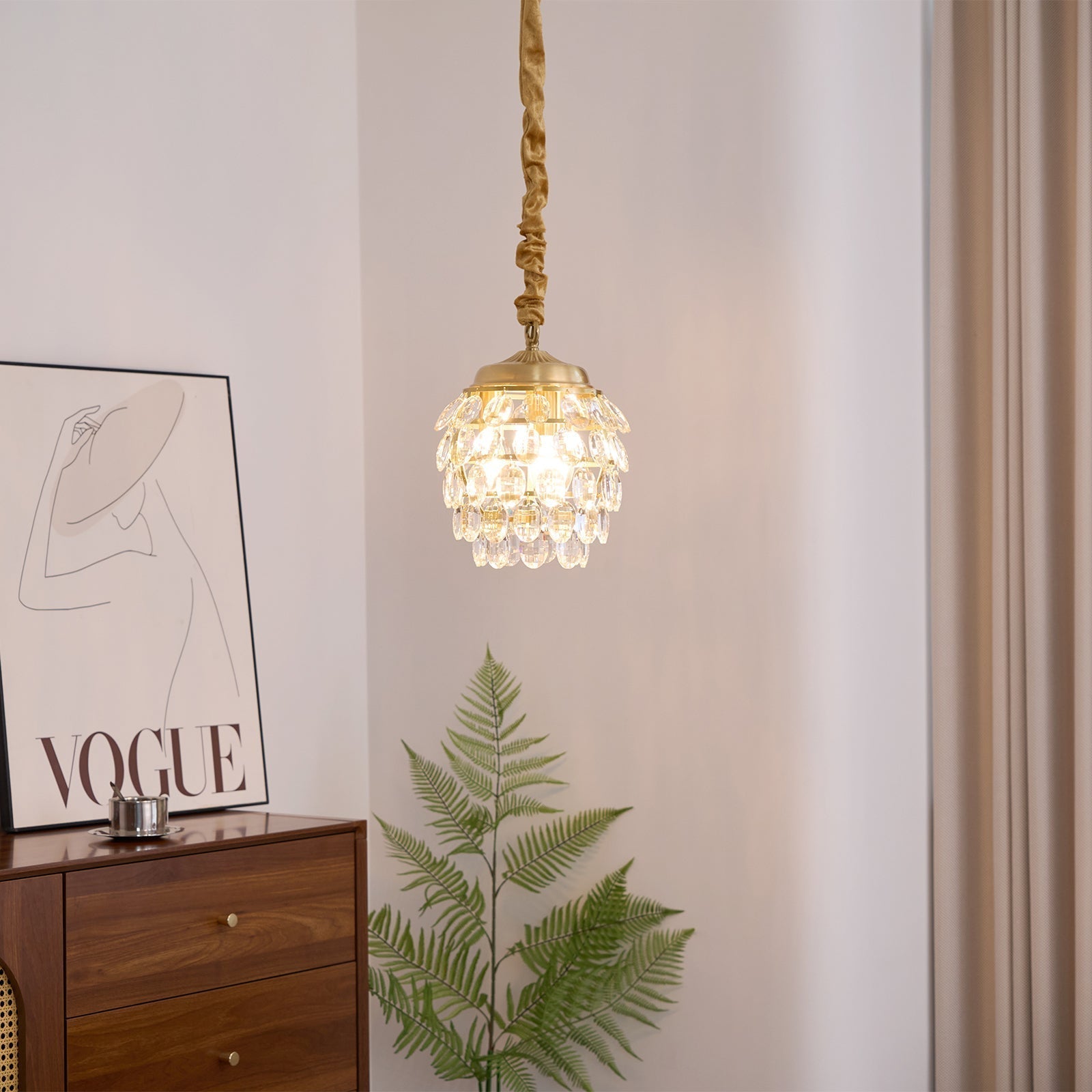 Roxanne Crystal Pendant Light - Letslighting