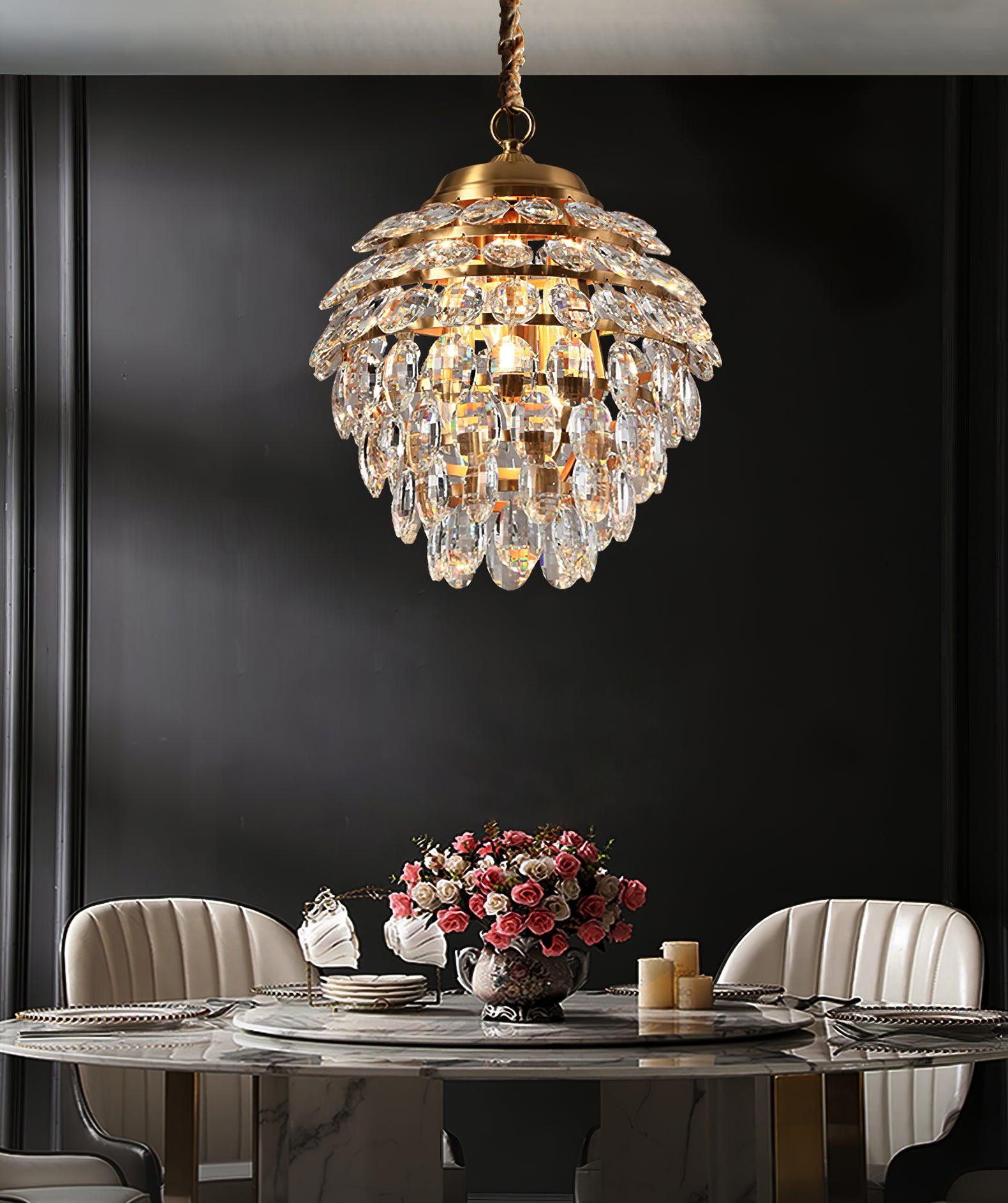 Roxanne Crystal Pendant Light - Letslighting