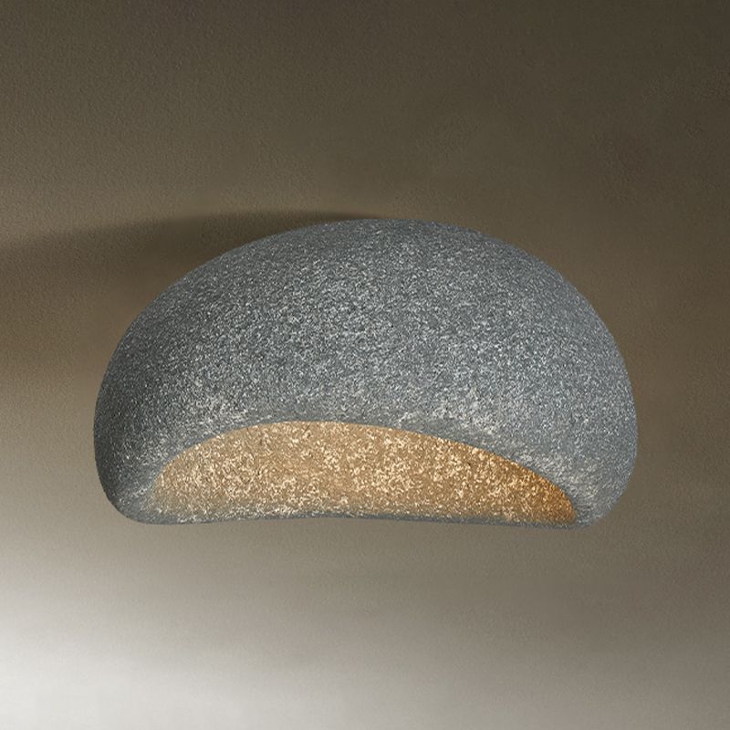 Avi Moderno LED Lámpara de Techo Blanco/Gris Dormitorio/Pasillo Resina