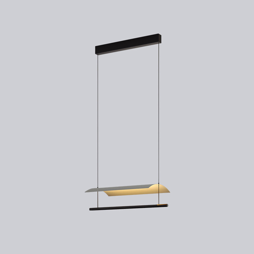 Arisha Minimalista Lineal Metal/Acrílico Lámpara Colgante