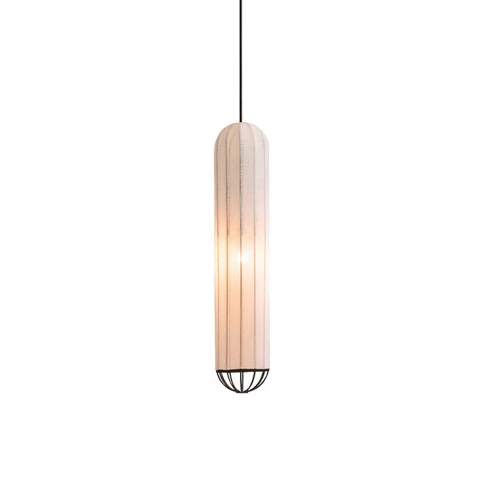 Ritta Moderna Diseño Minimalista Metal/Tela Lámpara Colgante Blanco