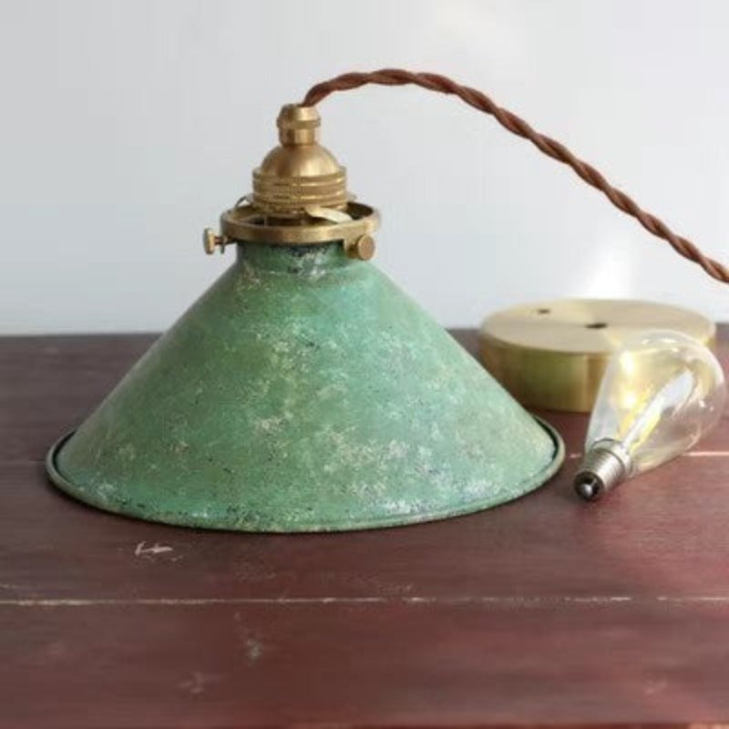 Silva Vintage Rústica Cónico Metal LED Lámpara Colgante