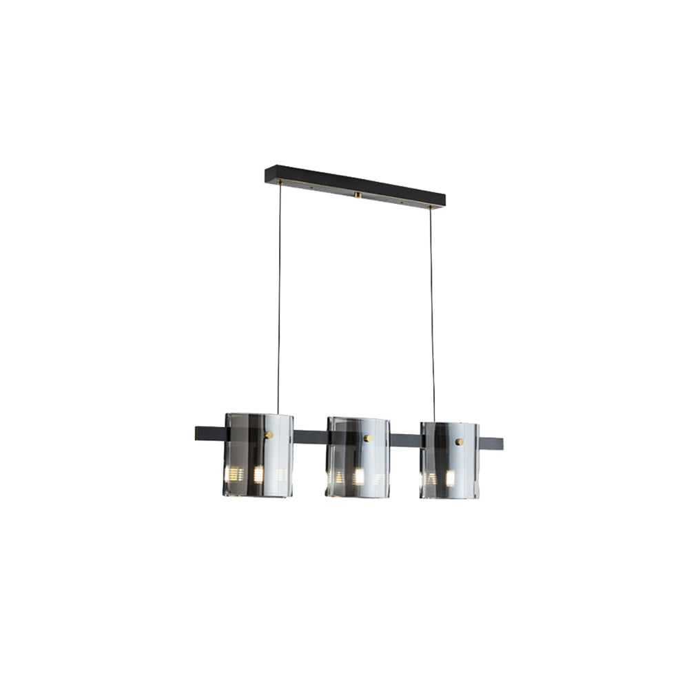 Arisha Minimalista Lineal Metal Lámpara Colgante Negra/Ora