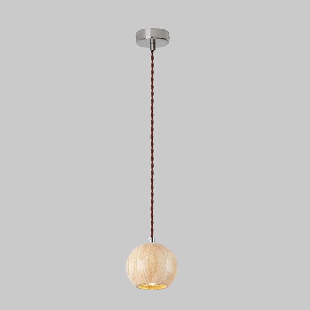 Muto Cabaña Instalar LED Lámpara Colgante Madera Dormitorio/Comedor