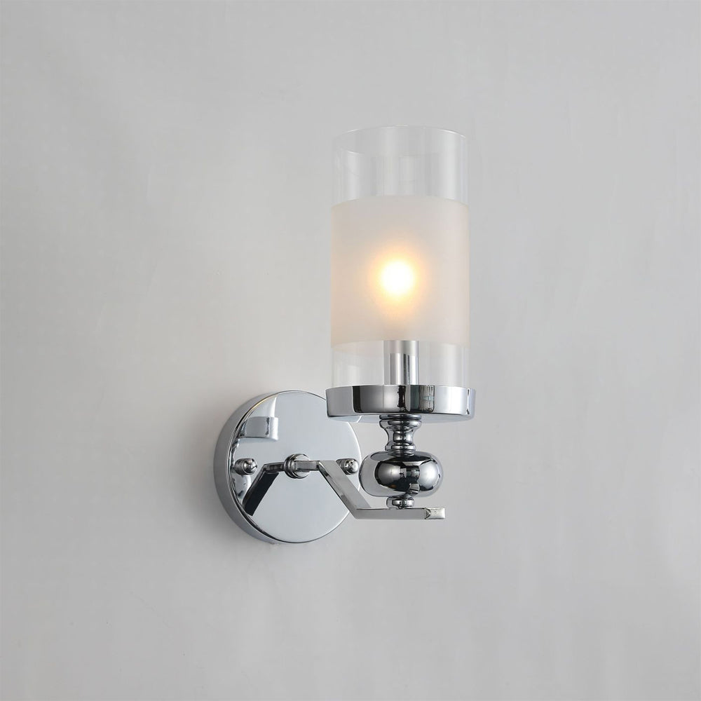 Silva Vintage Redondo Metal/vidrio Lámpara de Araña,Plata