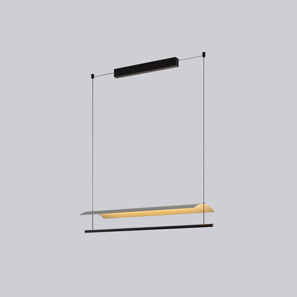 Arisha Minimalista Lineal Metal/Acrílico Lámpara Colgante