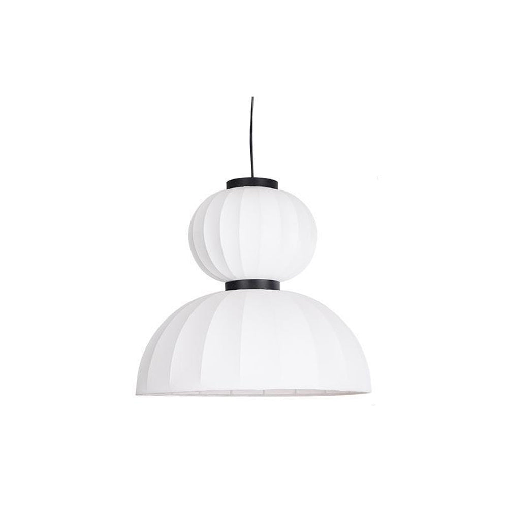 Renée Moderna MInimalista DIseño Metal/Seda Artificial Lámpara Colgante Blanco