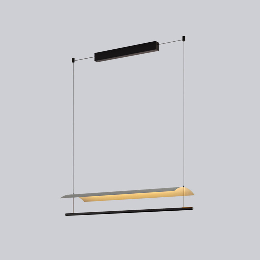 Arisha Minimalista Lineal Metal/Acrílico Lámpara Colgante