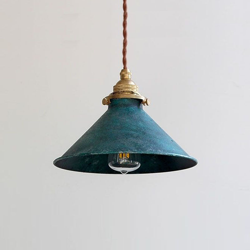 Silva Vintage Rústica Cónico Metal LED Lámpara Colgante