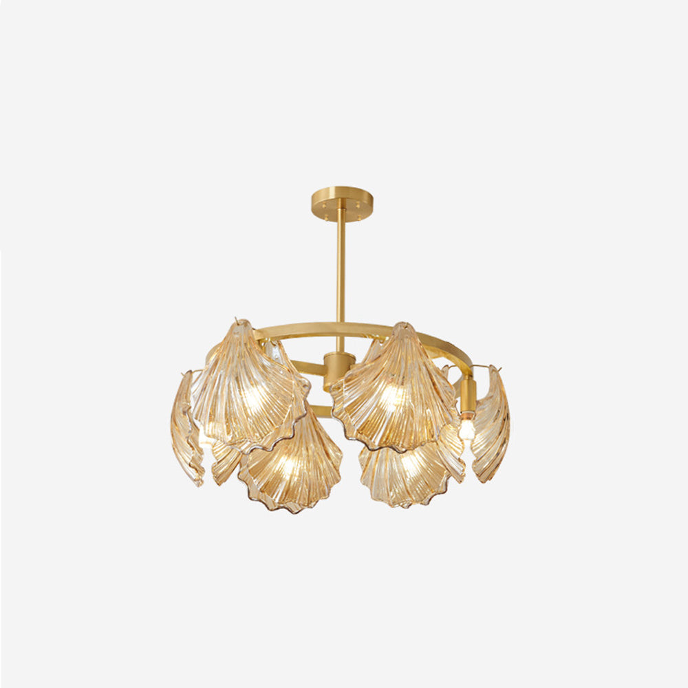 Arisha Moderna Anular Metal /Cristal Lámpara Colgante Negra/Oro