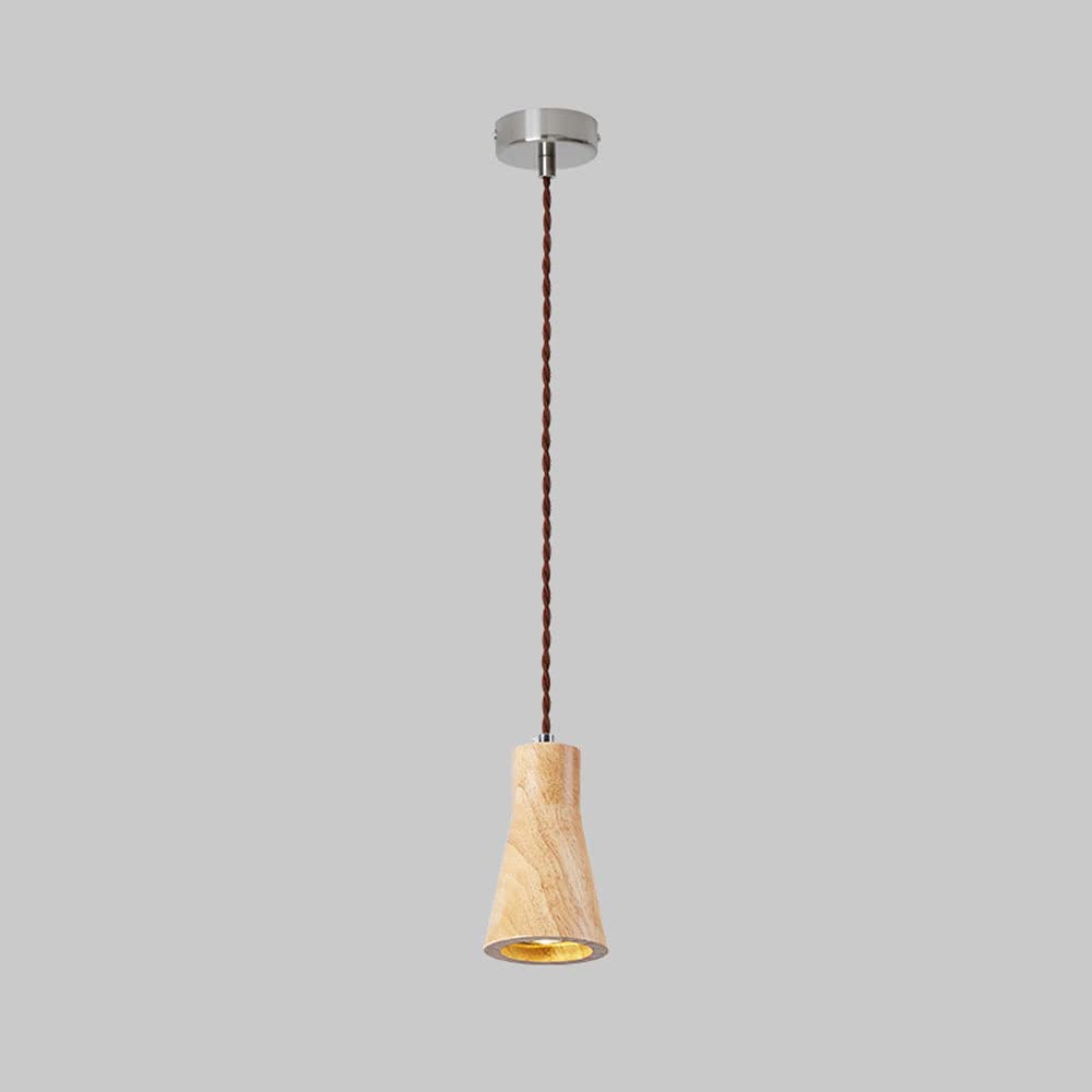 Muto Cabaña Instalar LED Lámpara Colgante Madera Dormitorio/Comedor