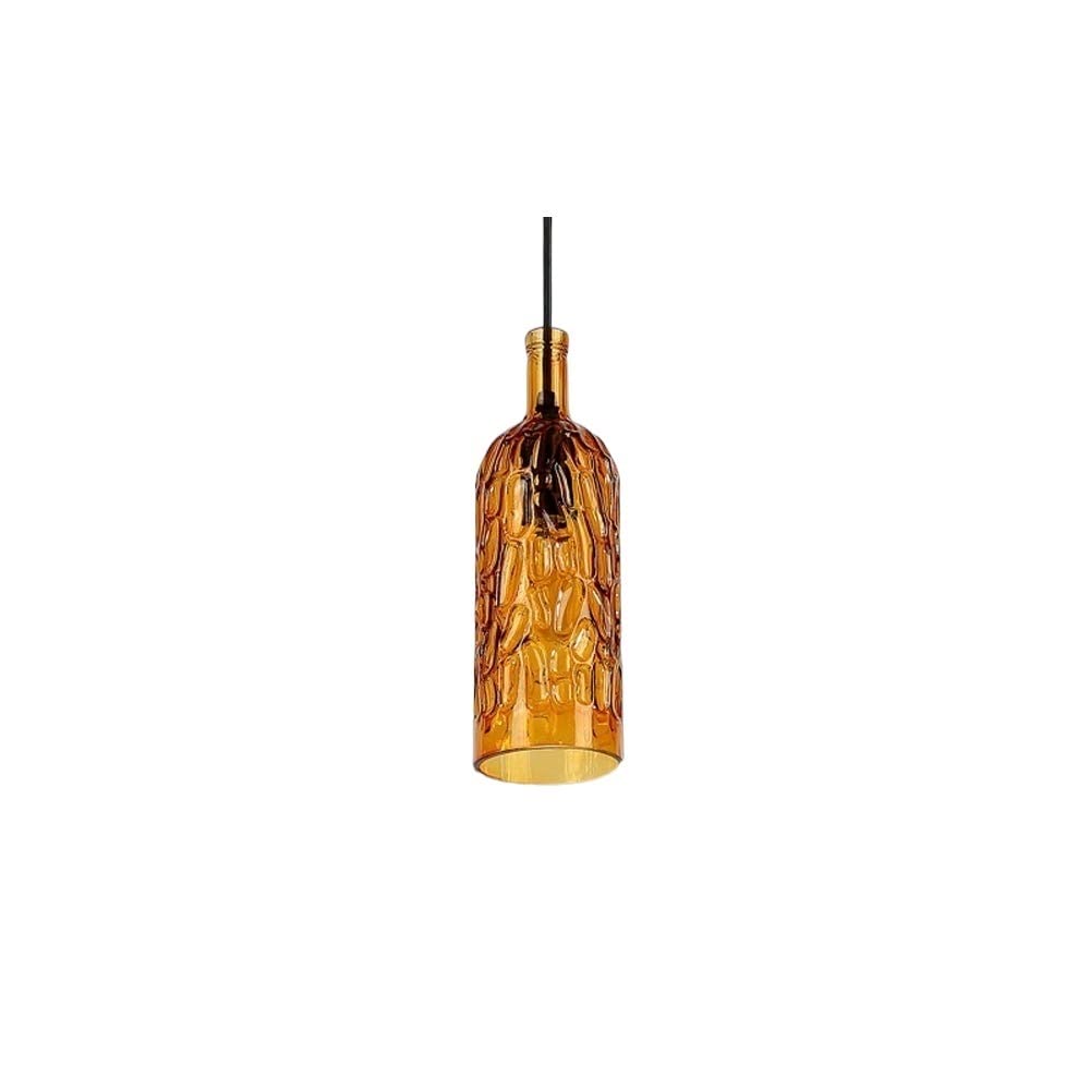 Valentina Vintage Botella De Vino Lámpara Colgante Metal/Vidrio Salón/Dormitorio