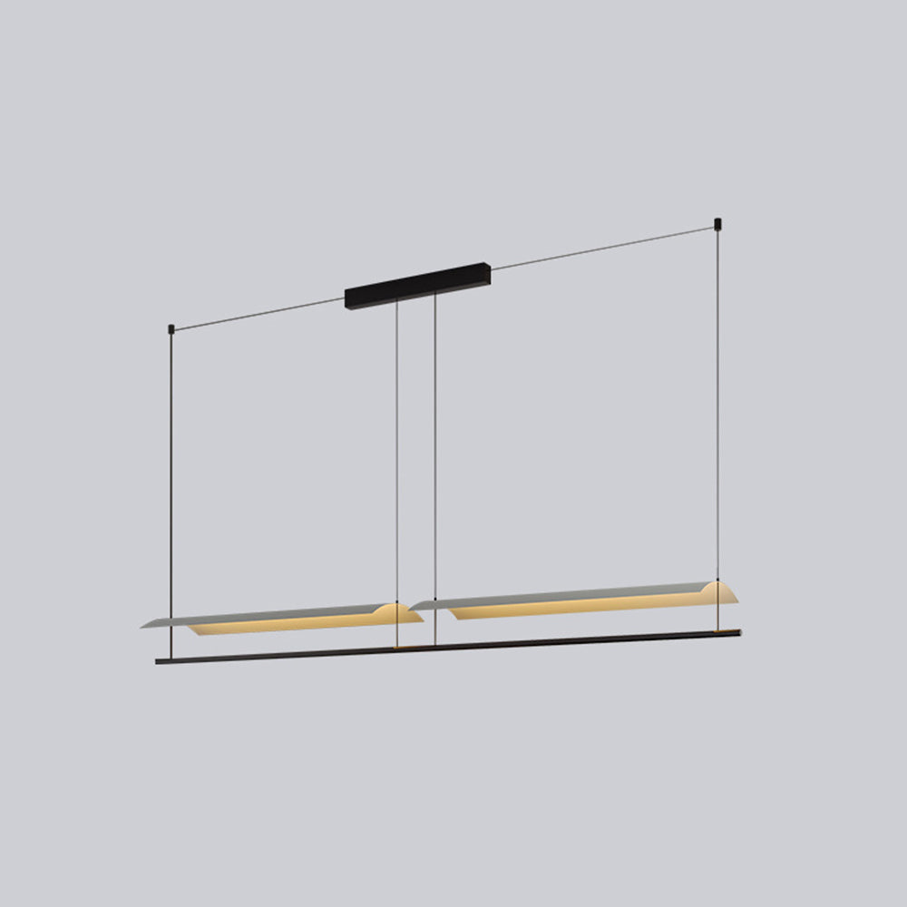 Arisha Minimalista Lineal Metal/Acrílico Lámpara Colgante