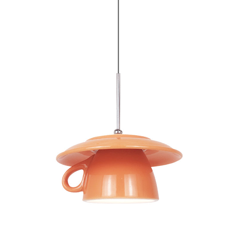 Valentina Moderno Multicolor Taza Cerámico LED Lámpara Colgante