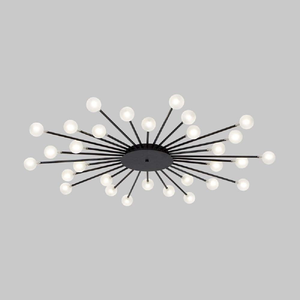 Arisha Nórdico LED Lámpara de Techo Oro/Negro Metal Salón/Dormitorio