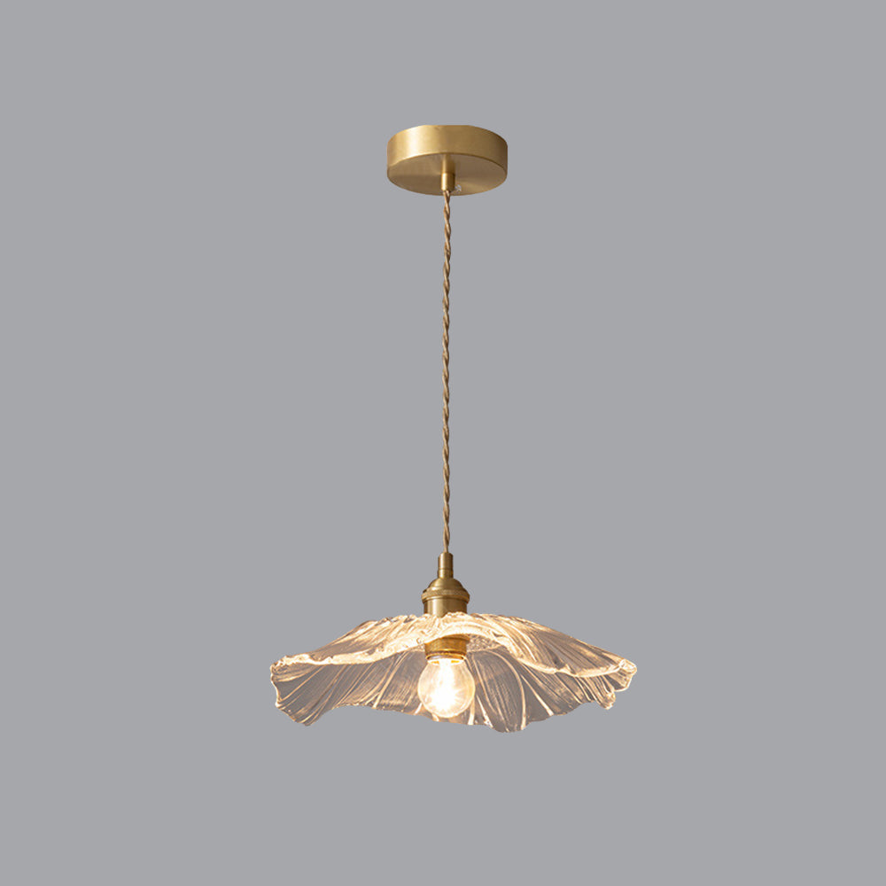 Arisha Elegante Metal/Vidrio Lámpara Colgante/Lámpara de Techo Verde/Transparente