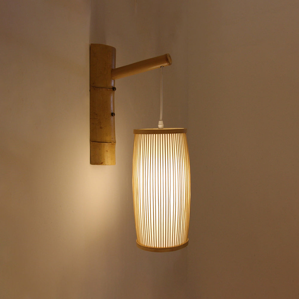 Muto Rústico Jaula Muto Aplique de Pared Madera