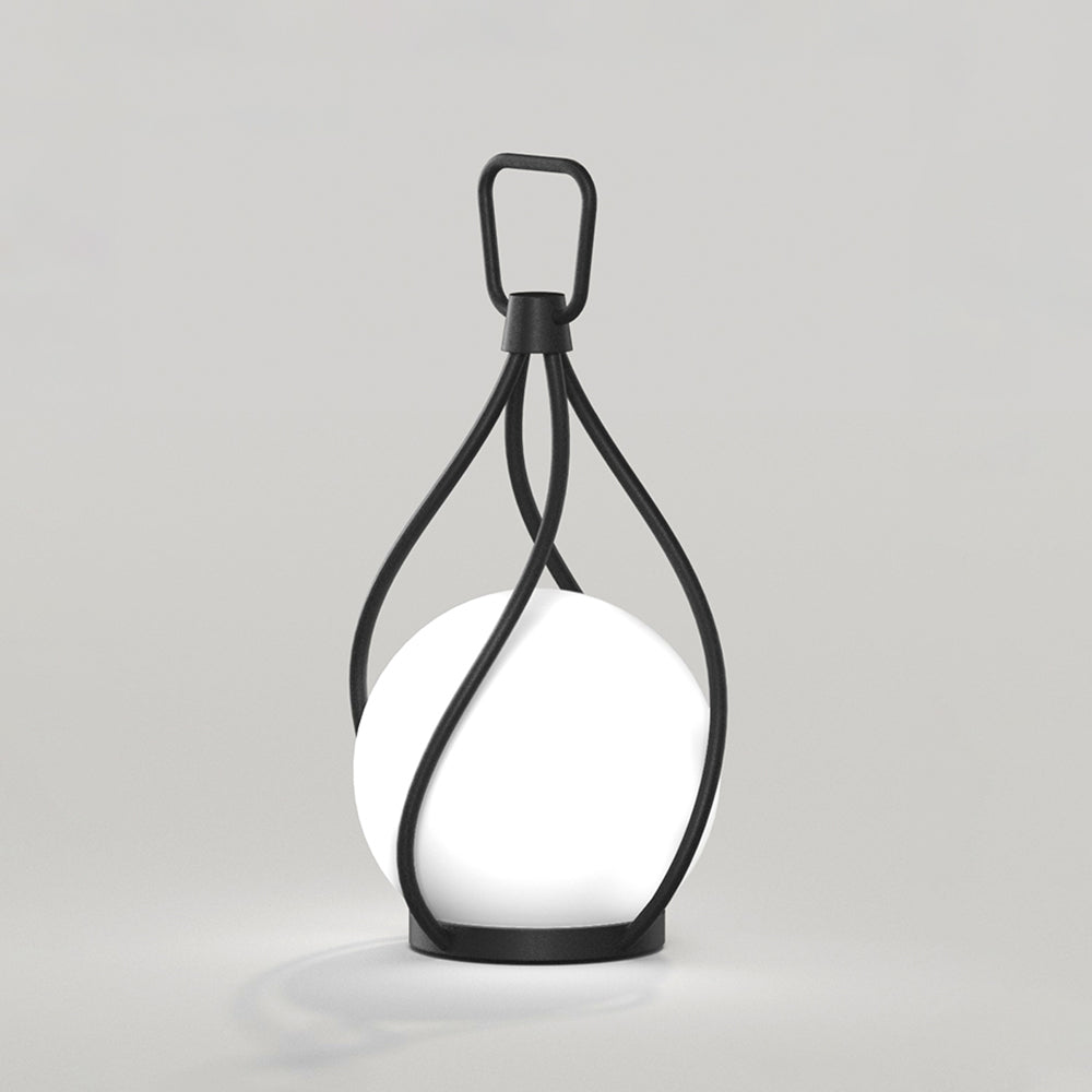 Ray Moderna Lámpara Colgante Exterior Burbuja Metal Patio