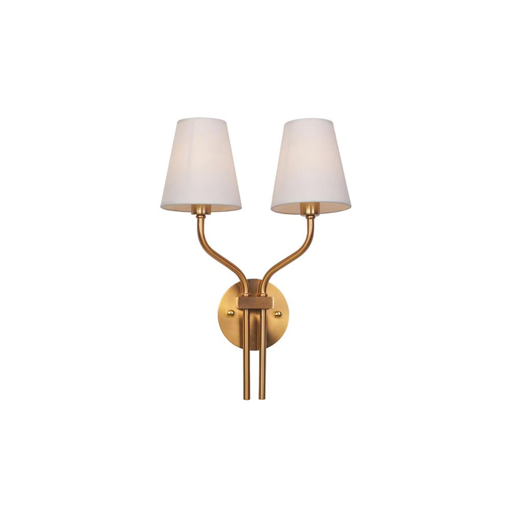 Ulcaran Vintage Industrial Metal Fabric Wall Lamp - Lamp Copper