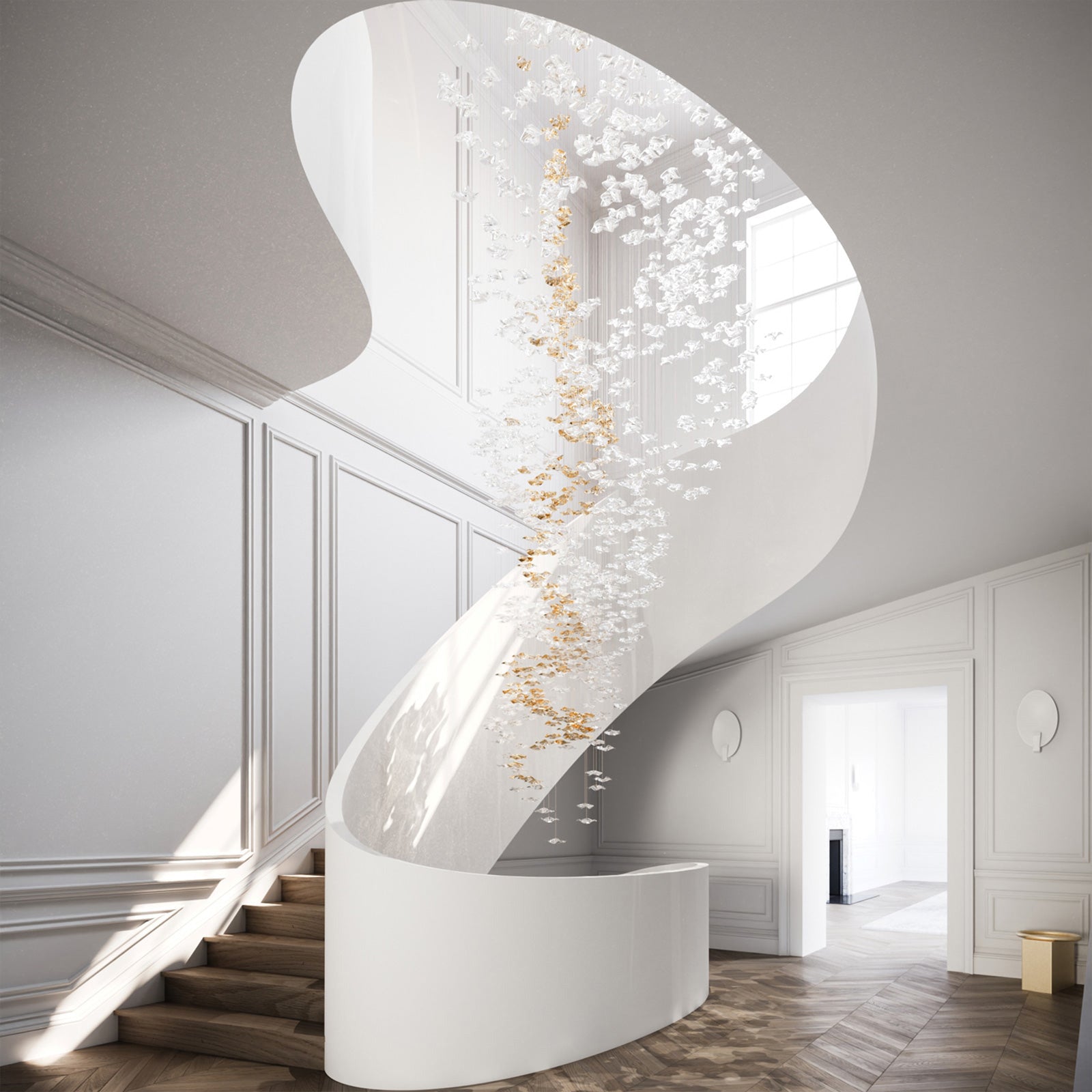 Cezorisra Luxury Brass Linear Chandelier - Letslighting