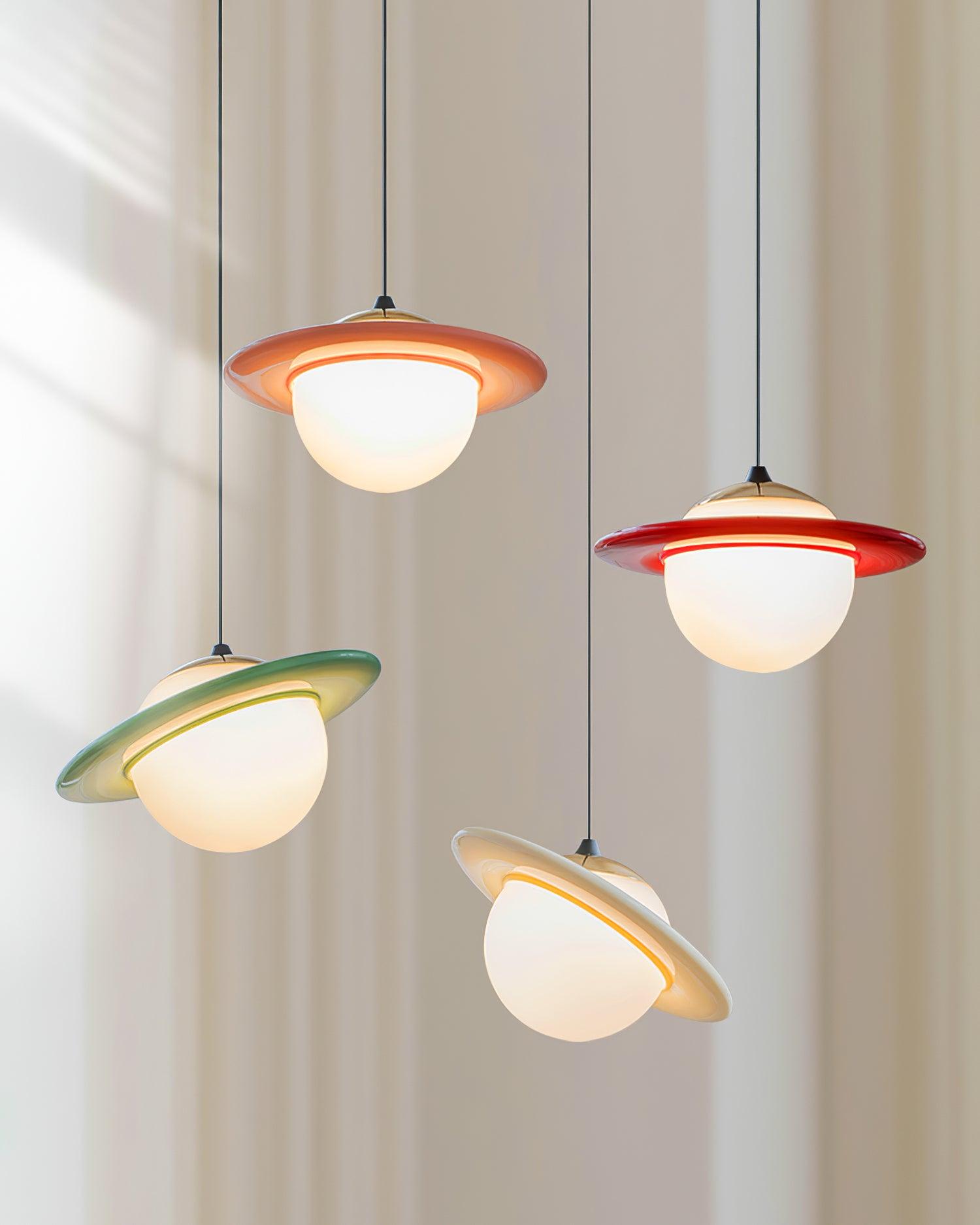 Saturn Planet Pendant Lamp - Letslighting