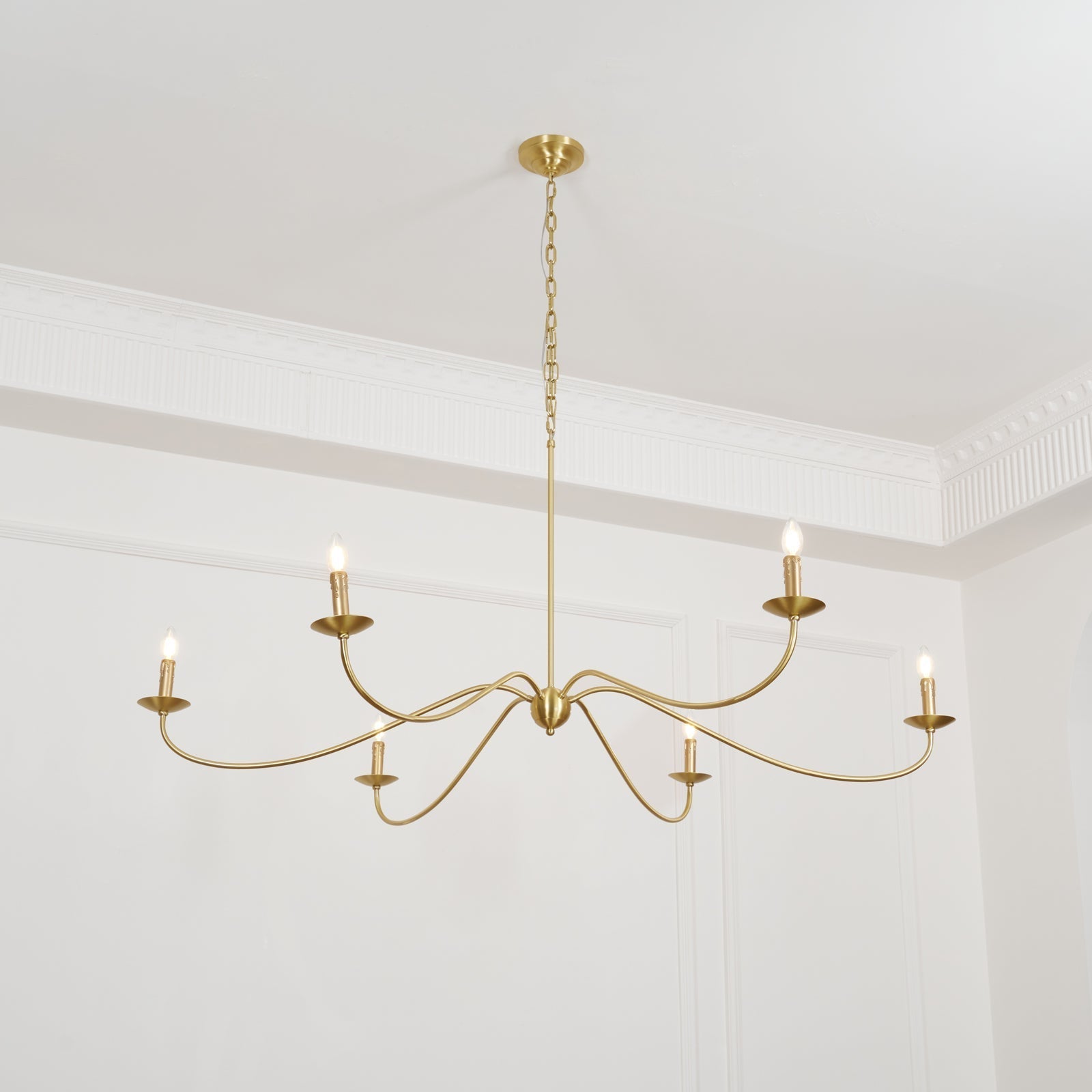 Silva Lámparas de Araña Estilo Candelabro con Arco para Granja