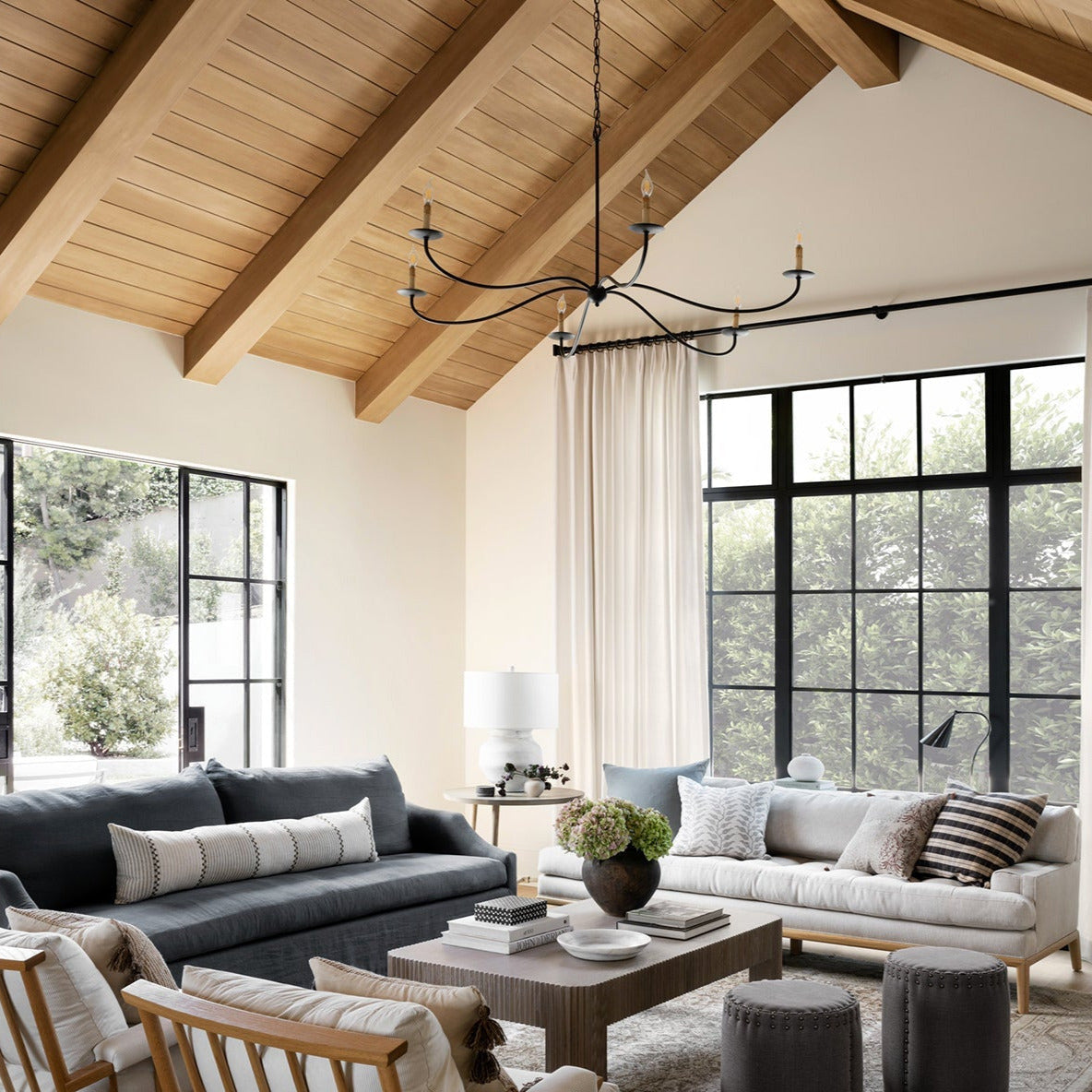 Silva Lámparas de Araña Estilo Candelabro con Arco para Granja