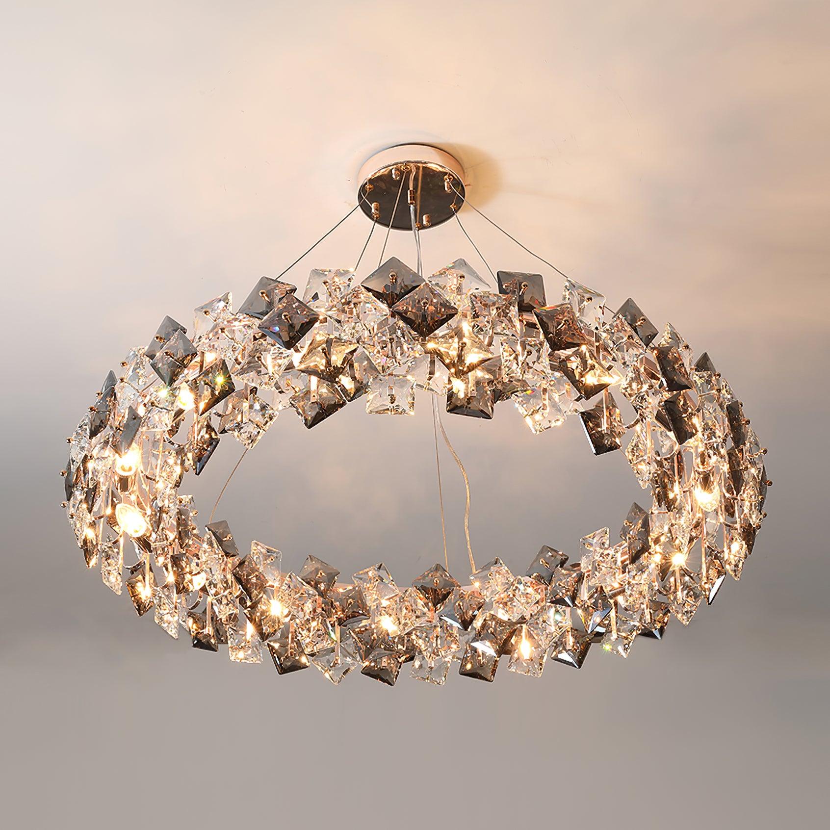Scale Crystal Round Chandelier - Letslighting