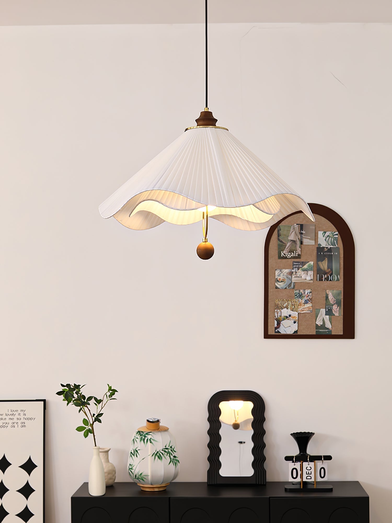 Scallop Edge Pendant Light - Letslighting