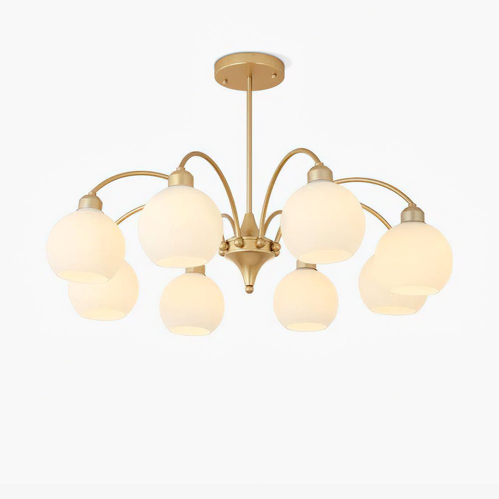 Sculptural Glass Chandelier - Letslighting