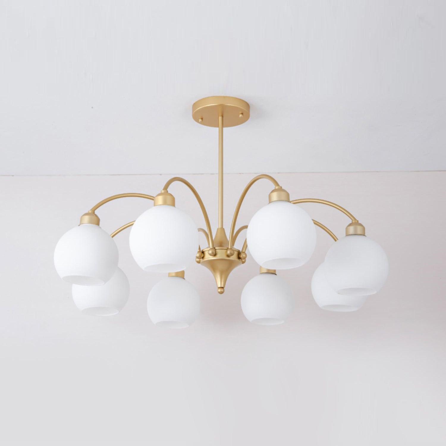 Sculptural Glass Chandelier - Letslighting