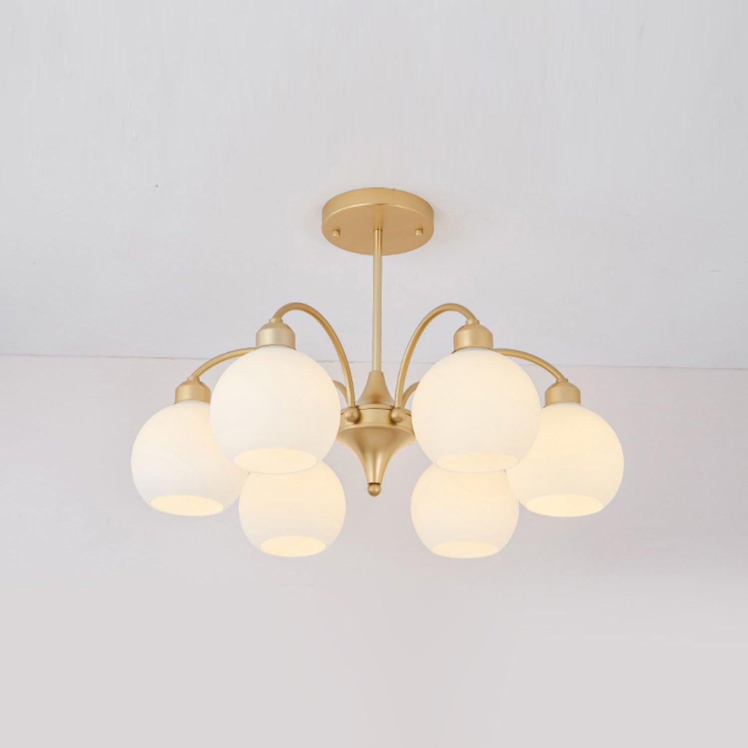 Sculptural Glass Chandelier - Letslighting