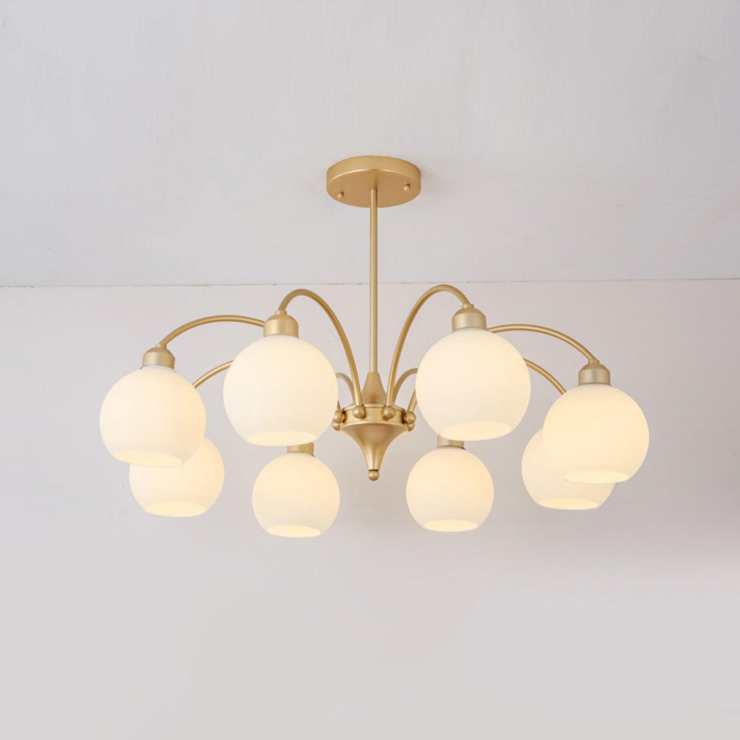 Sculptural Glass Chandelier - Letslighting