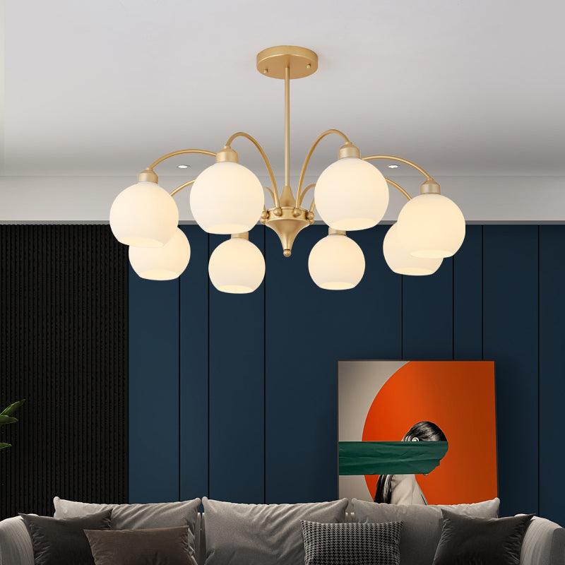 Sculptural Glass Chandelier - Letslighting