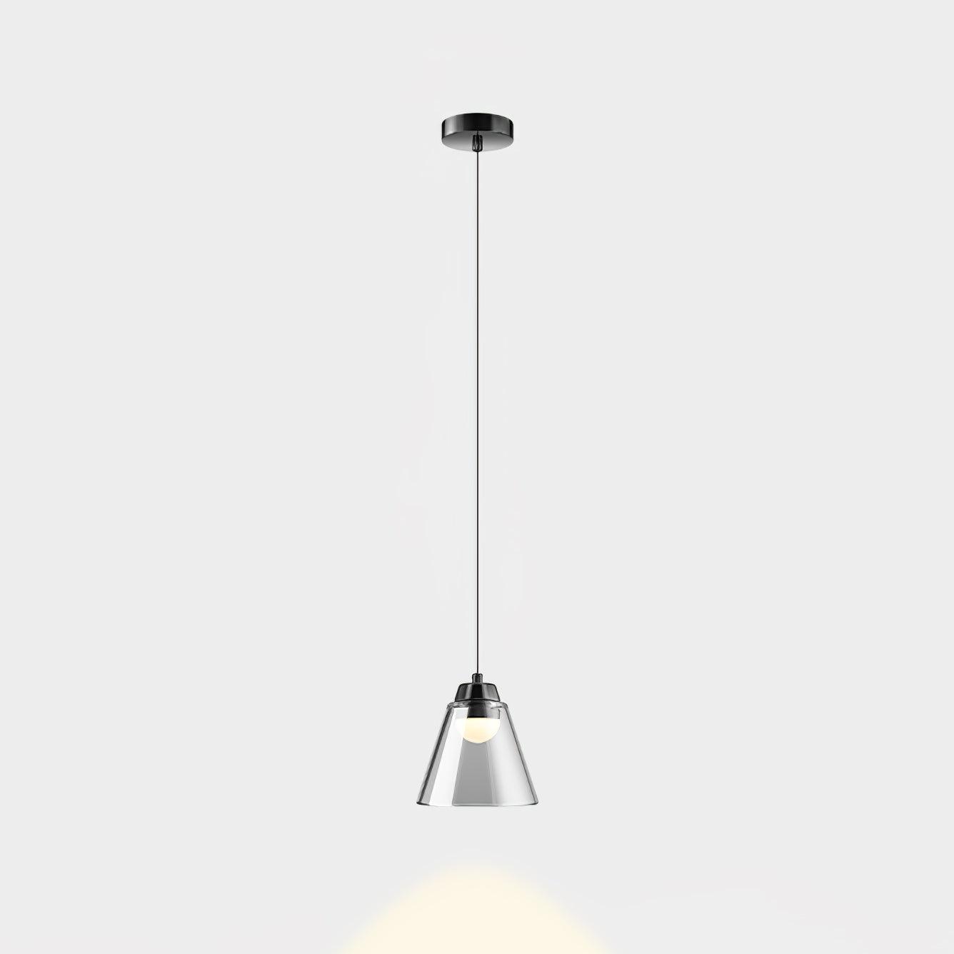 Sculptural Glass Pendant Lamp - Letslighting