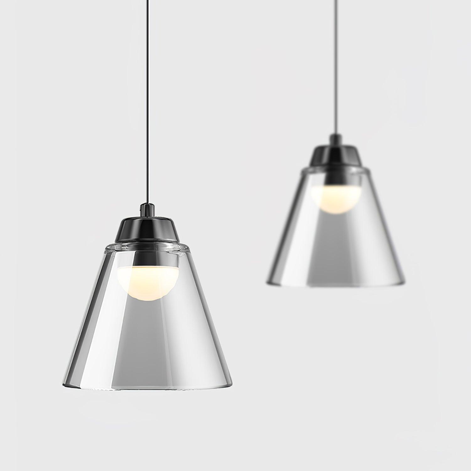 Sculptural Glass Pendant Lamp - Letslighting