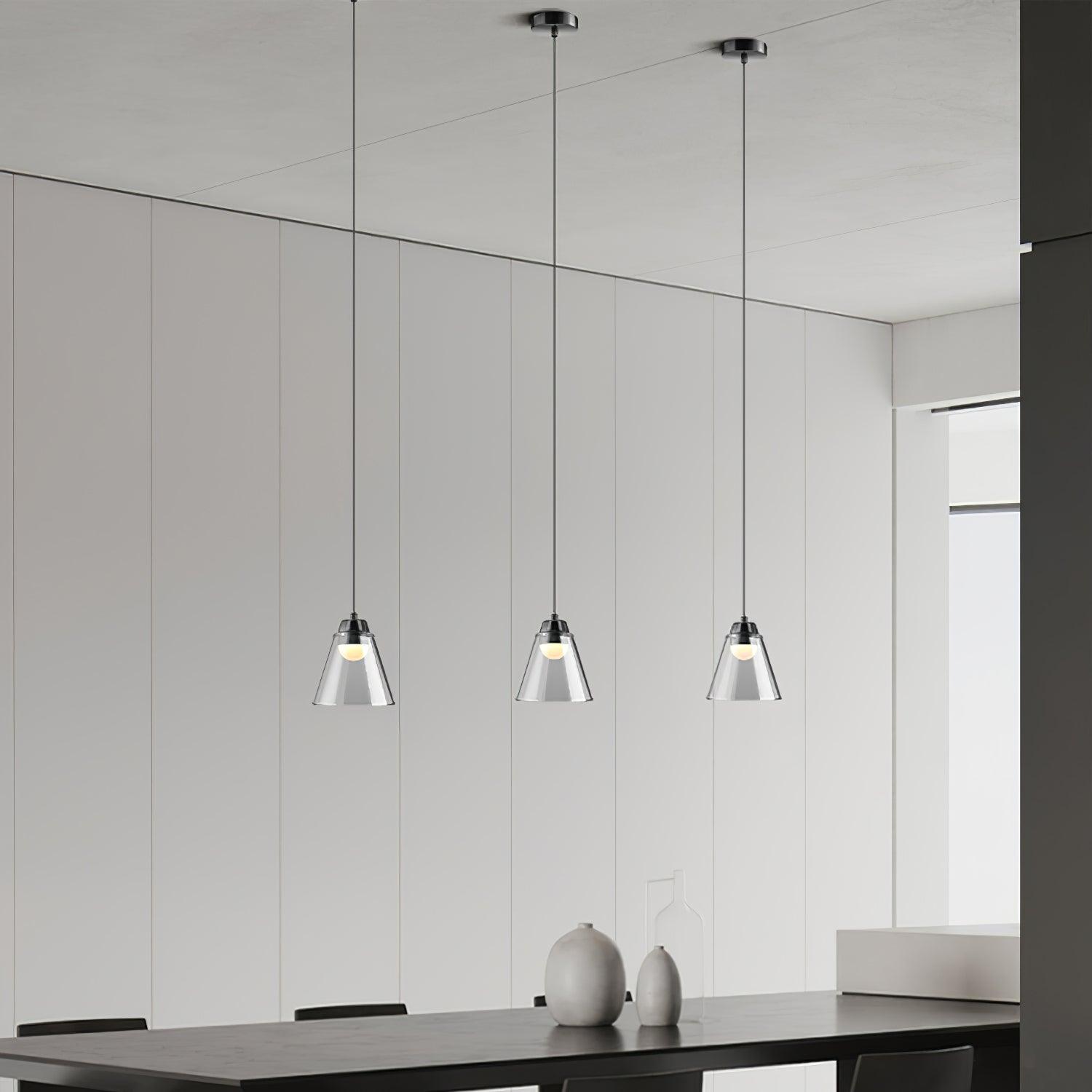 Sculptural Glass Pendant Lamp - Letslighting