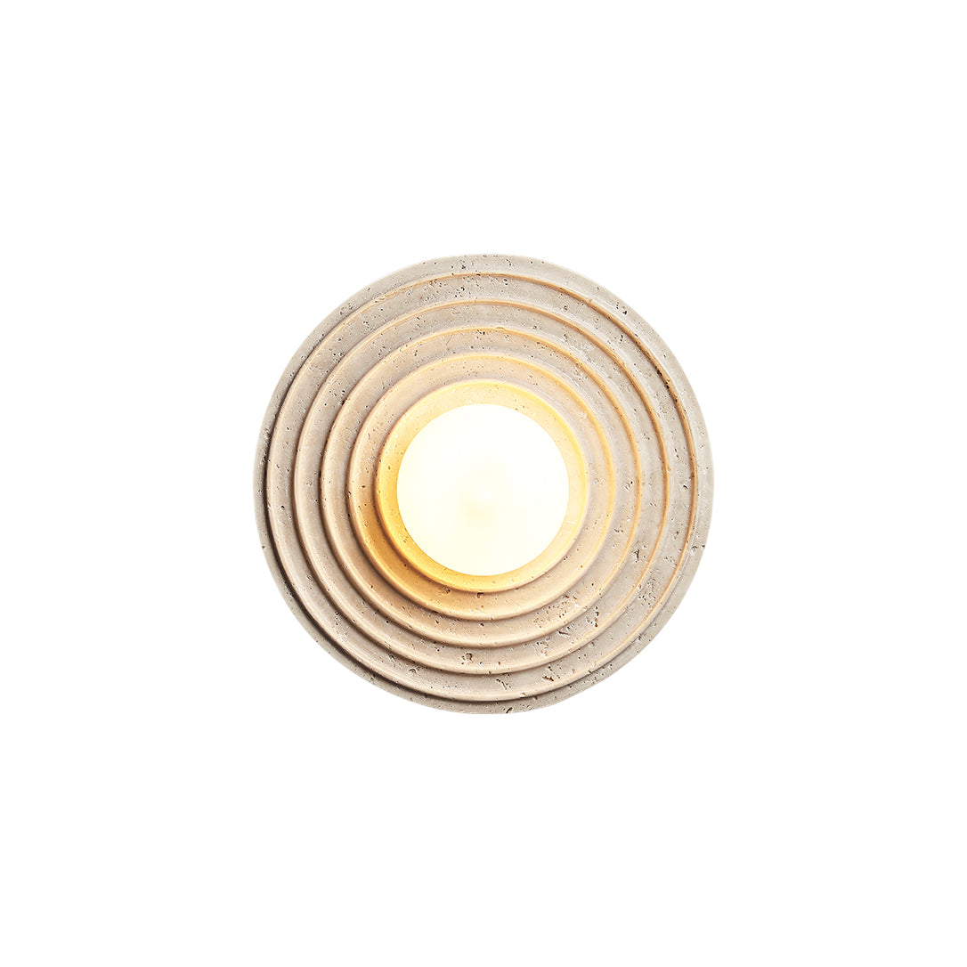 Ilorarae Modern Minimalist Travertine Wall Lamp - Lamp Copper