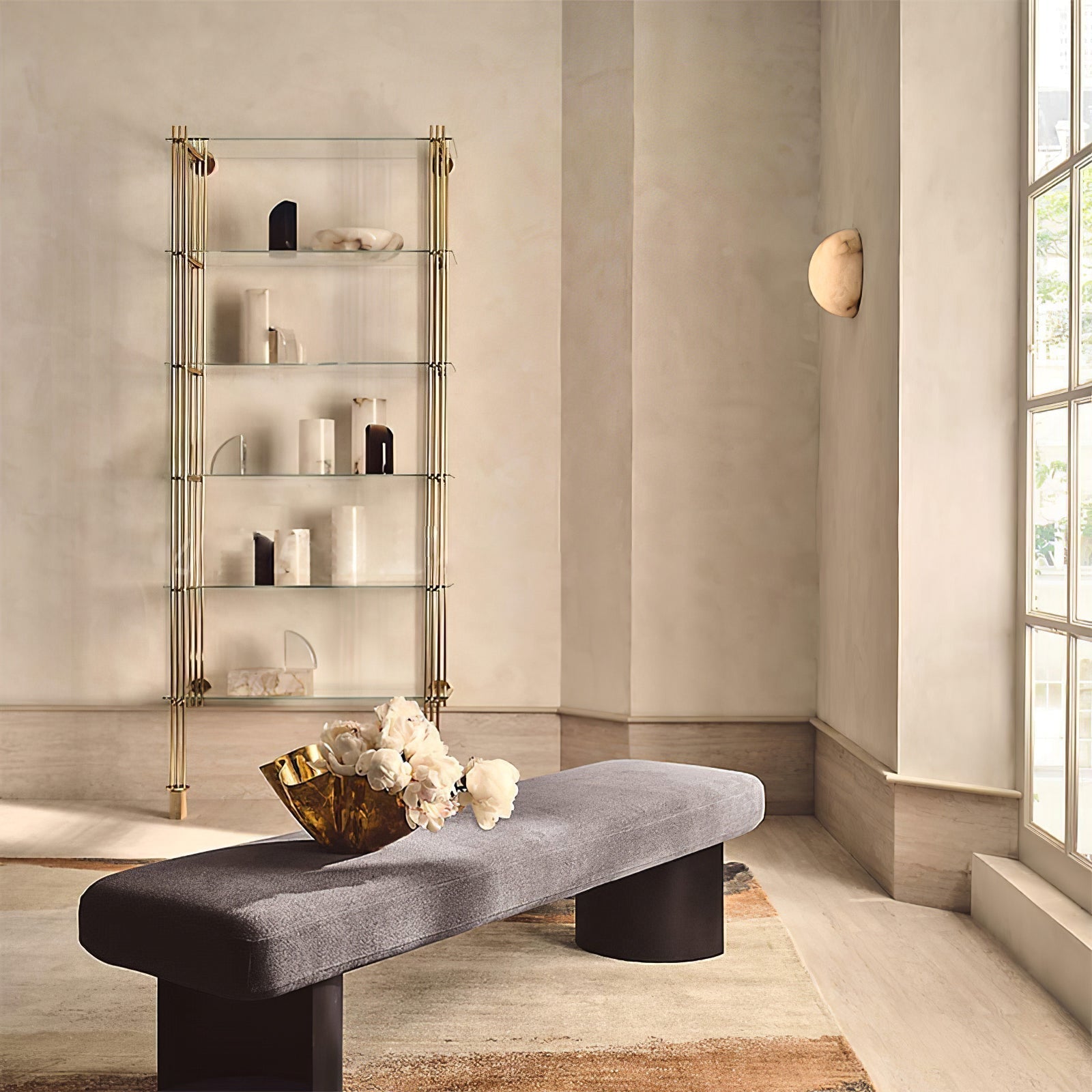 Visoliel Minimalist Alabaster Ceiling Light - Letslighting