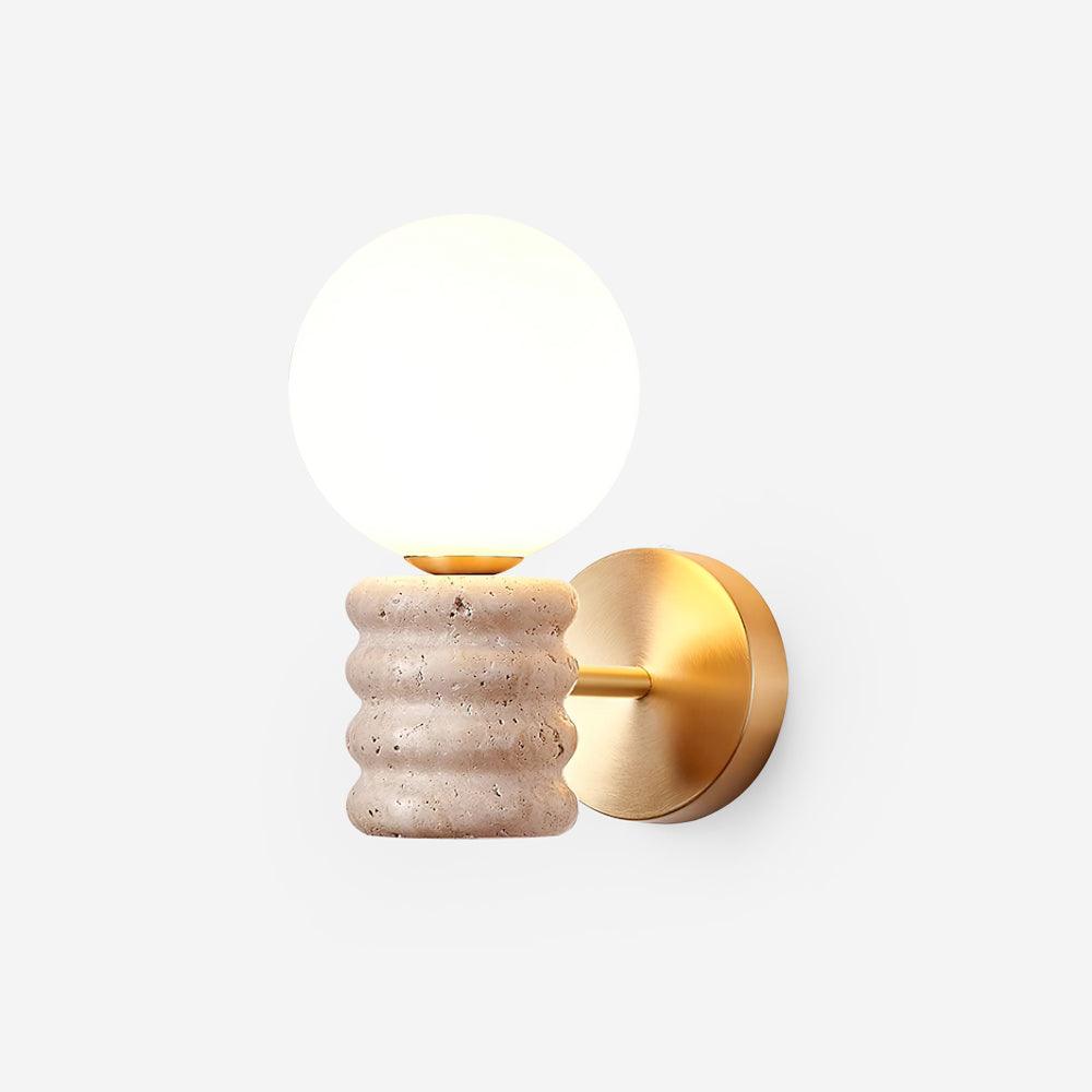 Calenne Wall Lamp Travertine - Letslighting