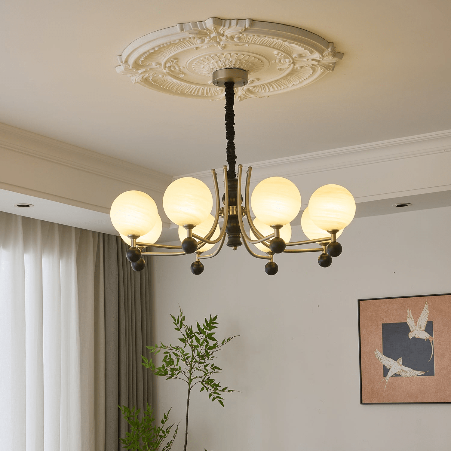 Serenus Sphere Chandelier - Letslighting