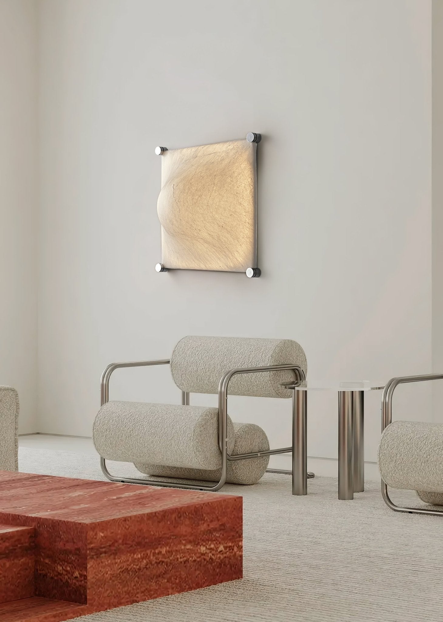 Panel Rustic Silk Wall Light - Letslighting
