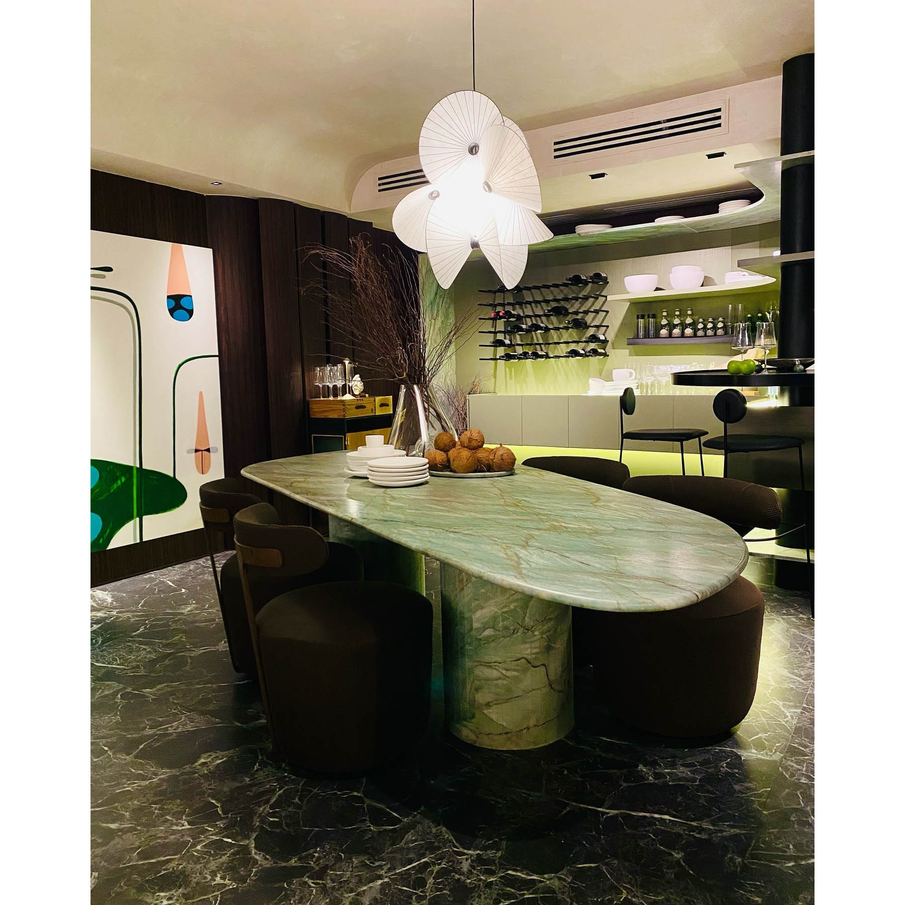 Zerinarae Individual Creativity Metal Fabric Pendant Light - Lamp Copper